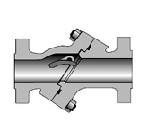 V�lvula Reten��o Portinhola Inclinada ( Tilting Check Valve )em A�o Carbono