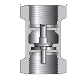 V�lvula Reten��o Vertical - Bronze