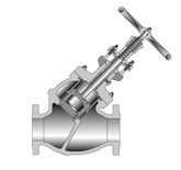 V�lvula Reten��o c/ volante. ( Stop Check Valve ) em  A�o Carbono
