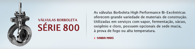 V�lvulas Borboleta S�rie 800